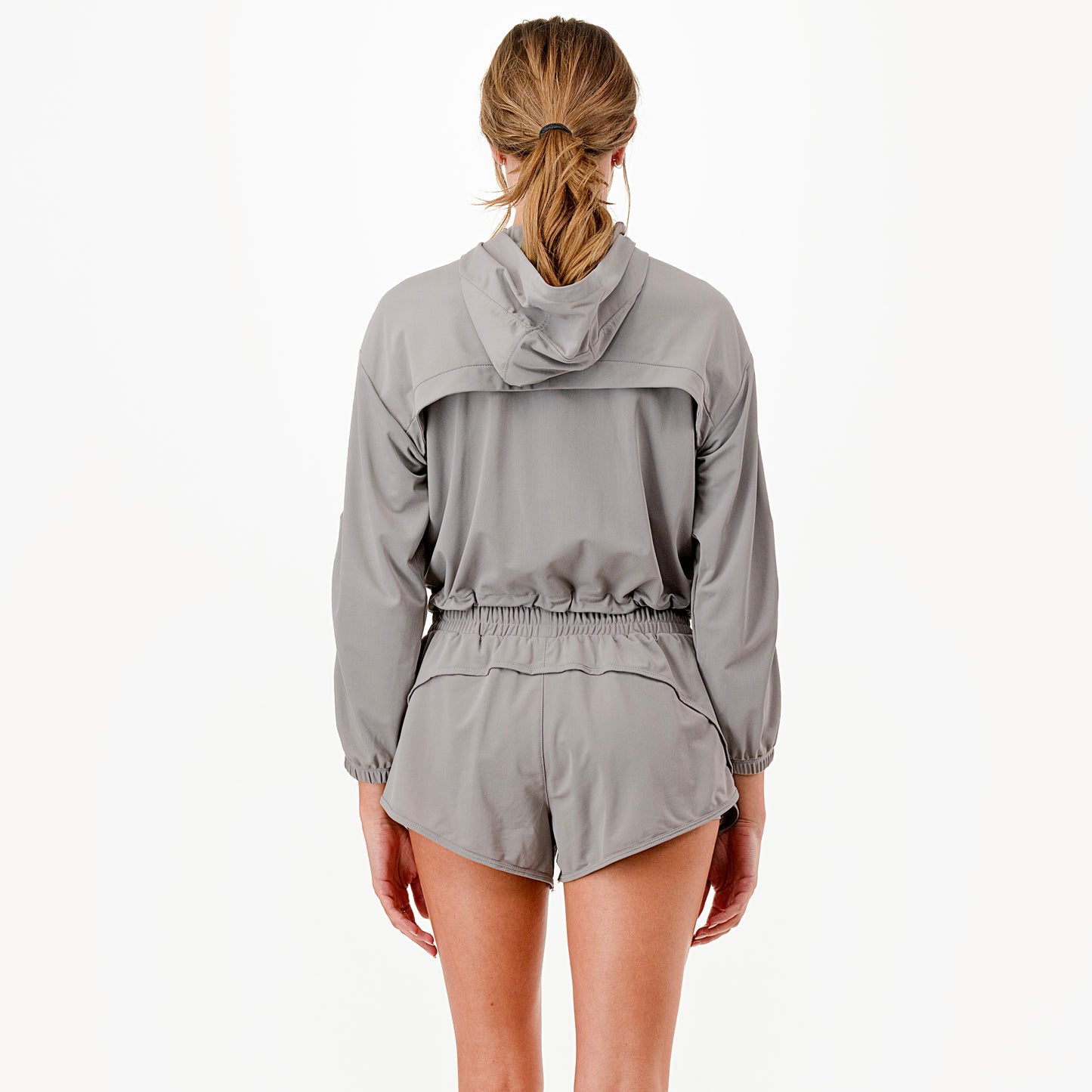 FlexFit Zip-Up Hoodie Crop