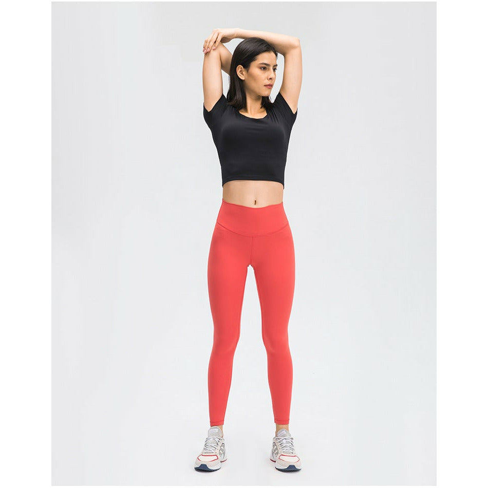 Buy STOKOR Gym wear Leggings Ankle Length Workout Tights | Stretchable Sports  Leggings | Sports Fitness Yoga Track Pants for Girls & Women (XX-Large, Red)  at Amazon.in